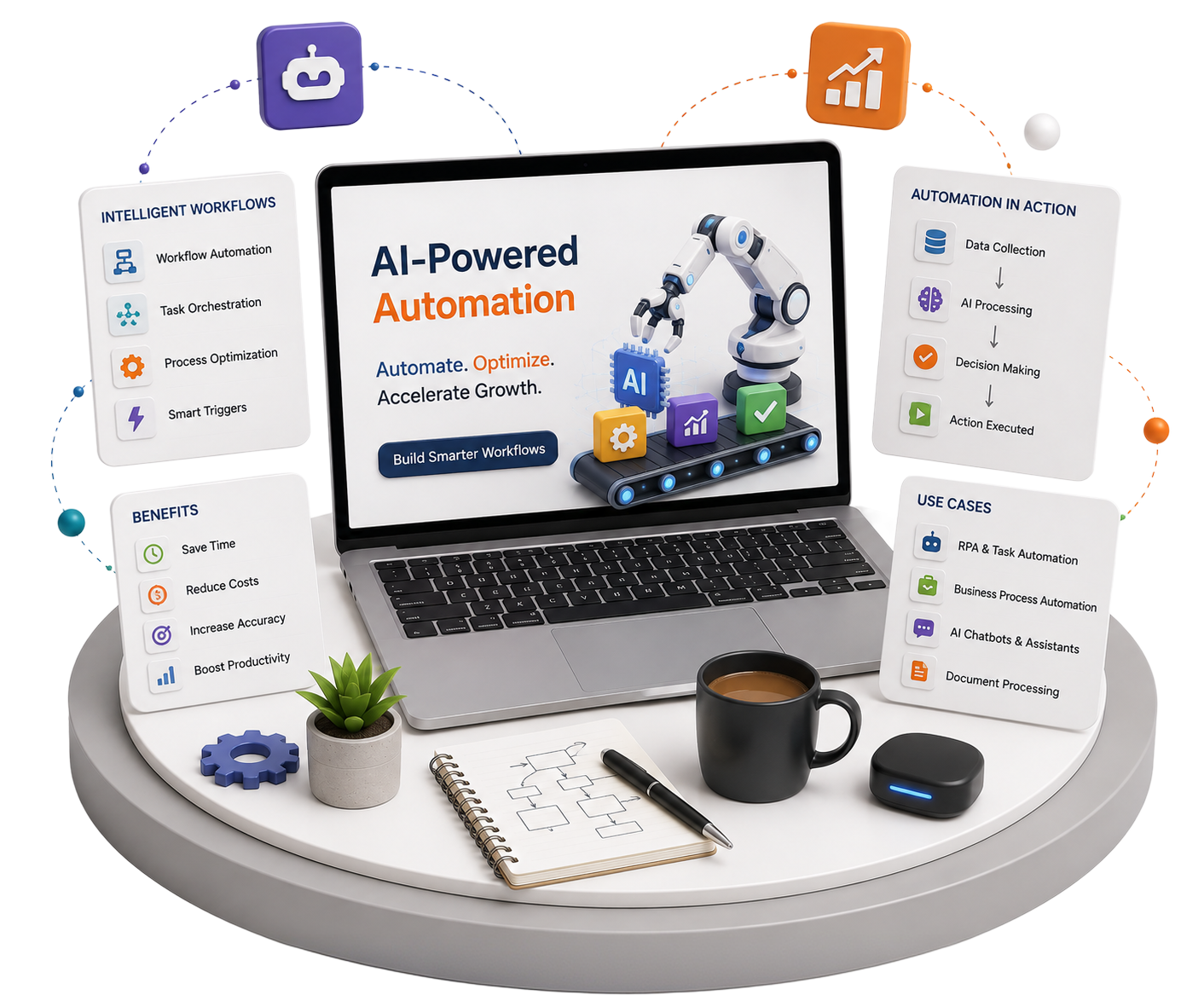 AI automation illustration