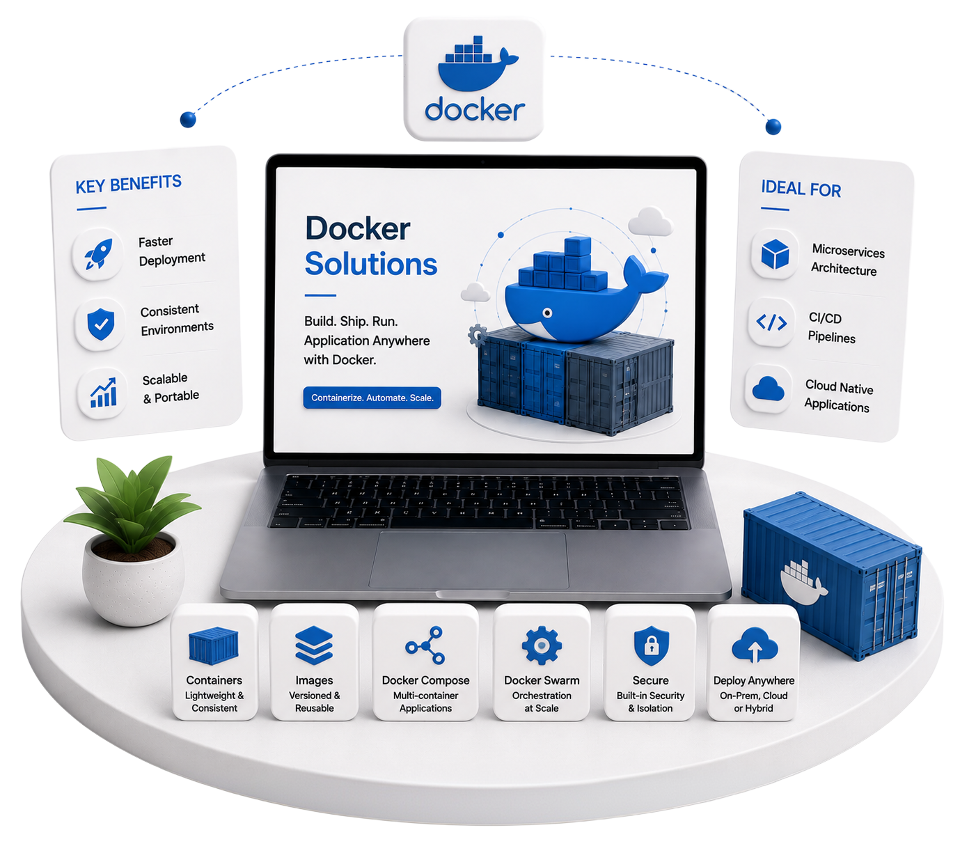 Docker solutions illustration