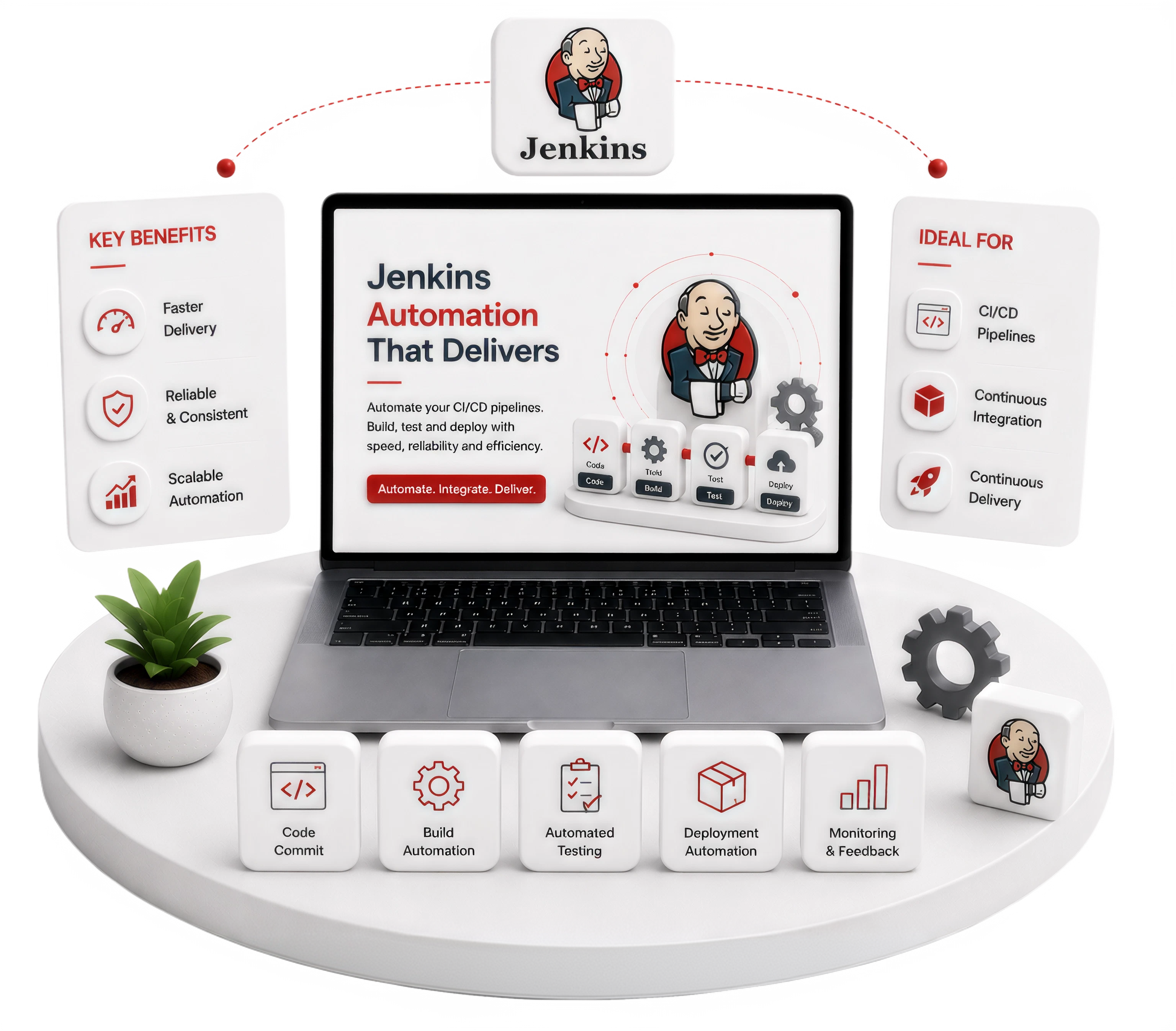 Jenkins automation illustration